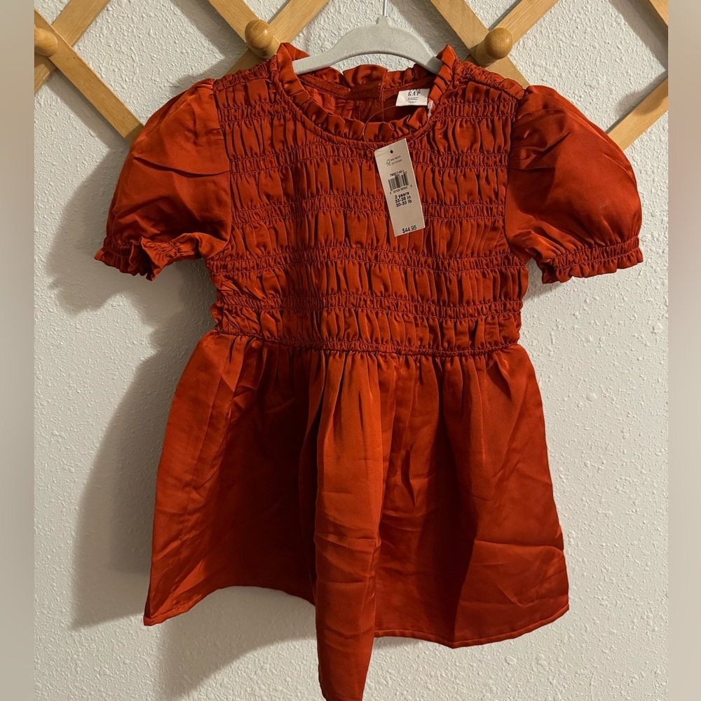 Ruby red toddler dress